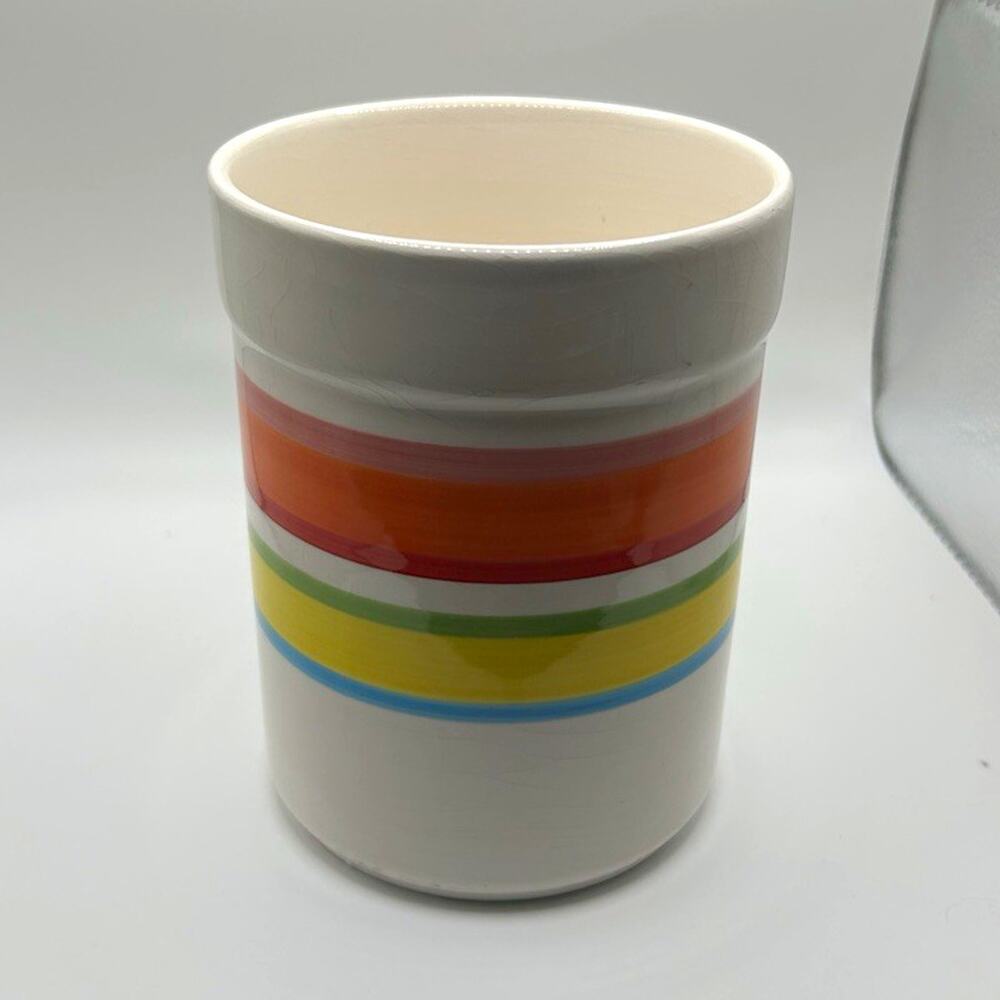 Vintage “AVON” Multicolored White Ceramic & Porcelain Container